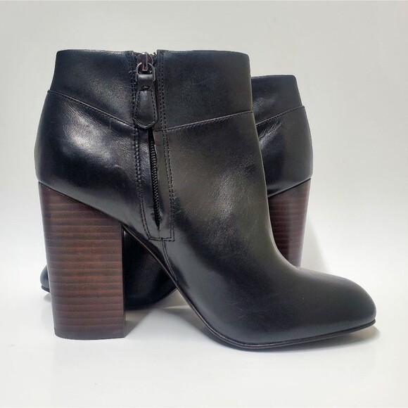 TORY BURCH Fulton Block Heel Ankle Booties in Size 9.5M - Picture 6 of 13